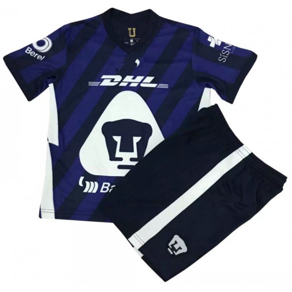 Kit infantil Pumas Unam 2020 2021 II Away jogador