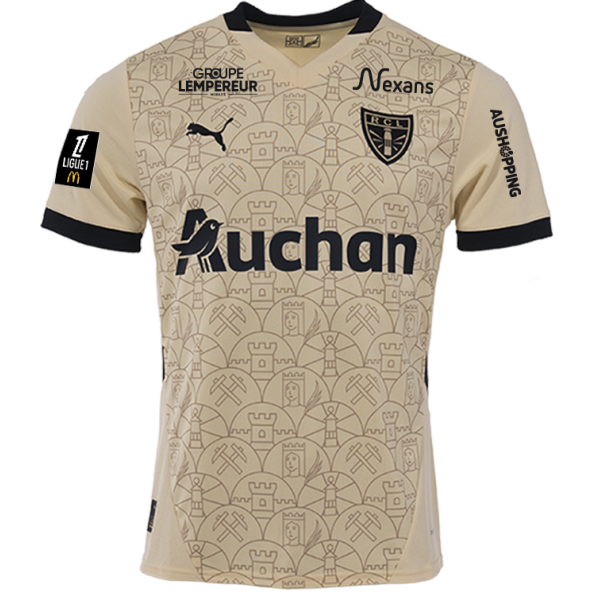 Camisa V RC Lens 2024 2025 Puma oficial Bege