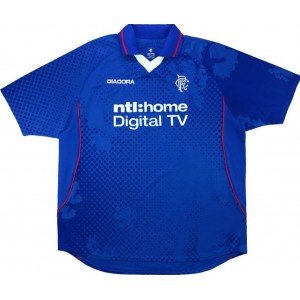Camisa retro Diadora Rangers FC 2002 2003 I Jogador