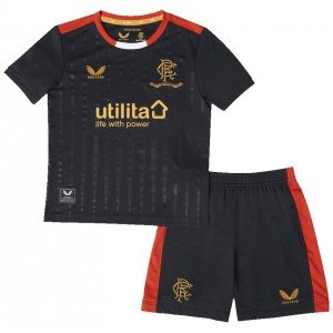Kit infantil II Rangers FC 2021 2022 Castore oficial