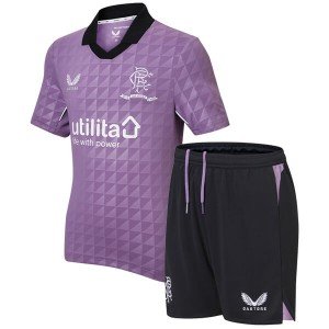 Kit infantil III Rangers FC 2021 2022 Castore oficial
