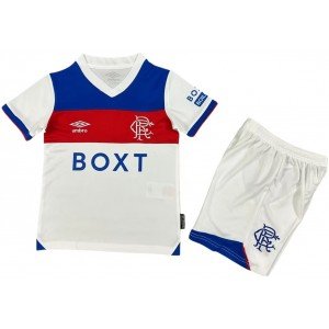 Kit infantil II Rangers FC 2025 2026 Umbro oficial 