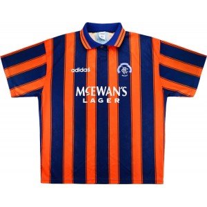 Camisa retro Adidas Rangers FC 1993 1994 II jogador