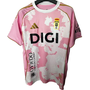 Camisa Real Oviedo 2025 2026 Adidas oficial Outubro Rosa Camisa Real Oviedo 2025 2026 Adidas oficial Outubro Rosa