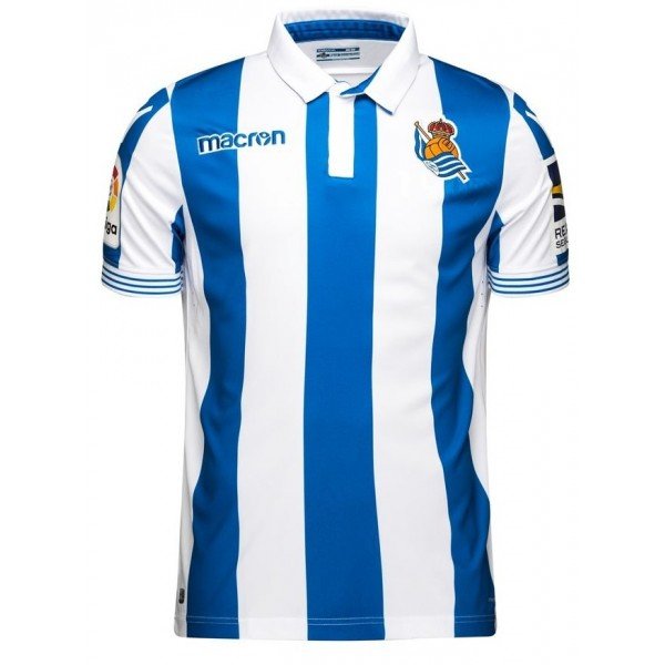 Camisa oficial Macron Real Sociedad 2018 2019 I jogador 