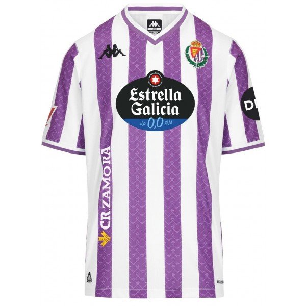 Camisa I Real Valladolid 2025 2026 Kappa oficial 