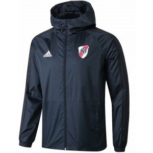 Jaqueta corta vento oficial Adidas River Plate 2019 Preta