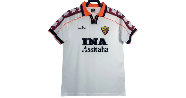 Camisa II Roma 1998 1999 Retro Diadora