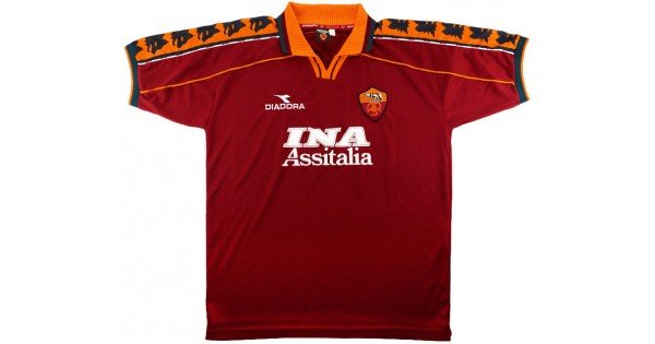 Klubai Store - Camisa I Roma 1998 1999 Retro Diadora