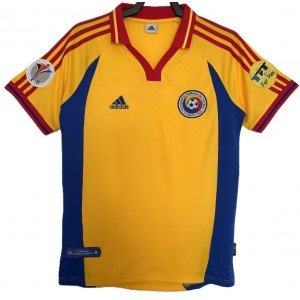 Camisa I Seleção da Romenia 2000 Adidas retro 