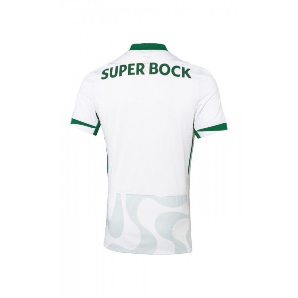 Camisa II Sporting Lisboa 2025 2026 Away Branca Camisa II Sporting Lisboa 2025 2026 Away Branca