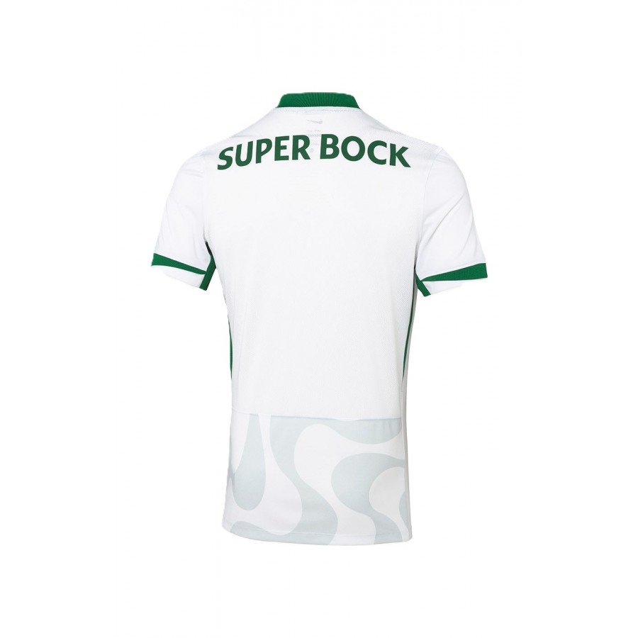 Camisa II Sporting Lisboa 2025 2026 Away Branca Camisa II Sporting Lisboa 2025 2026 Away Branca