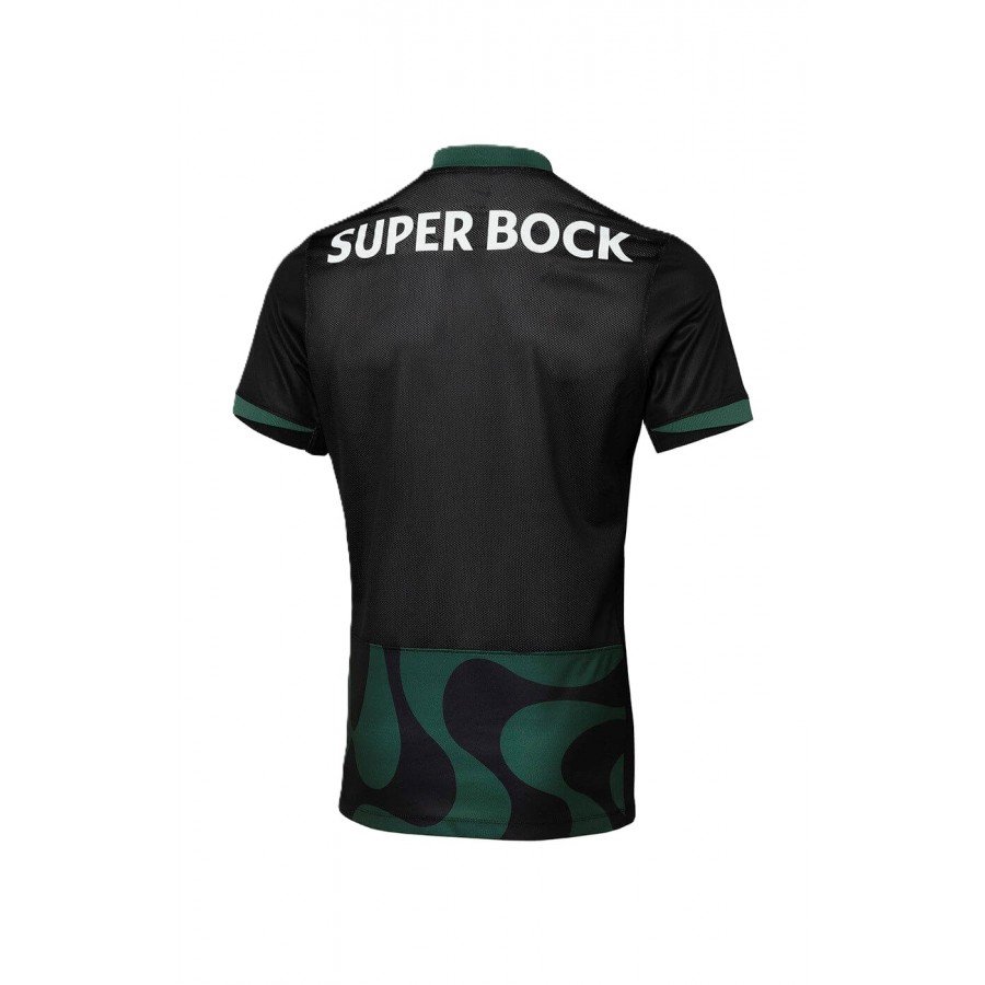 Camisa II Sporting Lisboa 2025 2026 Away Preta Camisa II Sporting Lisboa 2025 2026 Away Preta