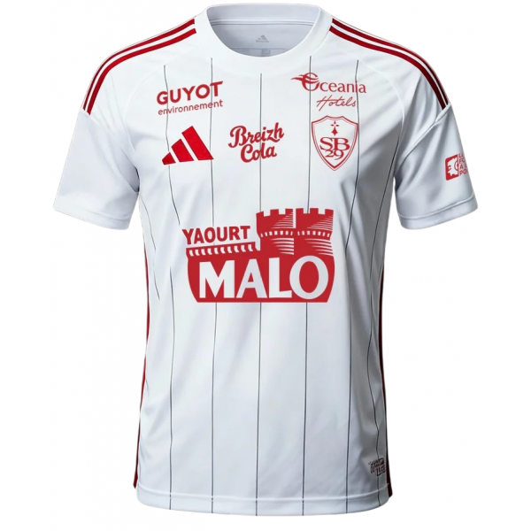 Camisa II Stade Brestois 2025 2026 Adidas oficial