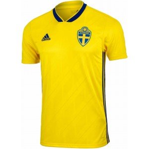 Camisa oficial Adidas seleção da Suécia 2018 I jogador