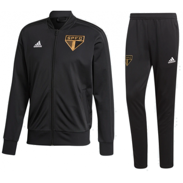 Kit treinamento oficial Adidas São Paulo 2019 preto
