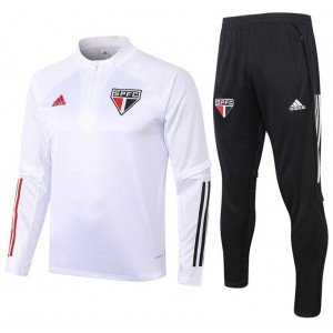 Kit treinamento oficial Adidas São Paulo 2020 Branco
