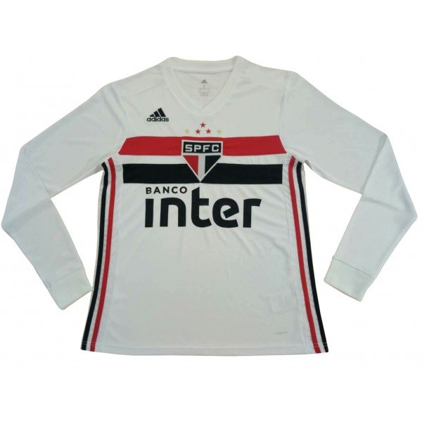 Camisa oficial Adidas São Paulo 2019 I jogador manga comprida