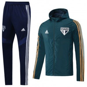 Kit treinamento oficial Adidas São Paulo 2020 2021 Verde e preto