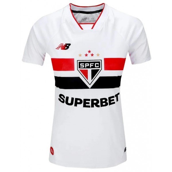 Camisa Feminina I São Paulo 2026 New Balance oficial 