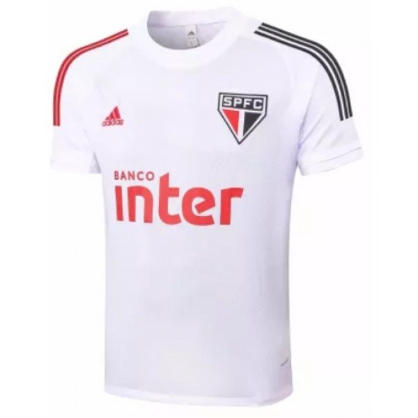 Camisa de treino oficial Adidas São Paulo 2020 Branca