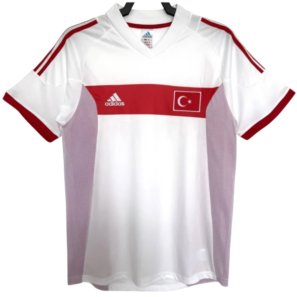 Camisa II Seleção da Turquia 2002 Adidas retro