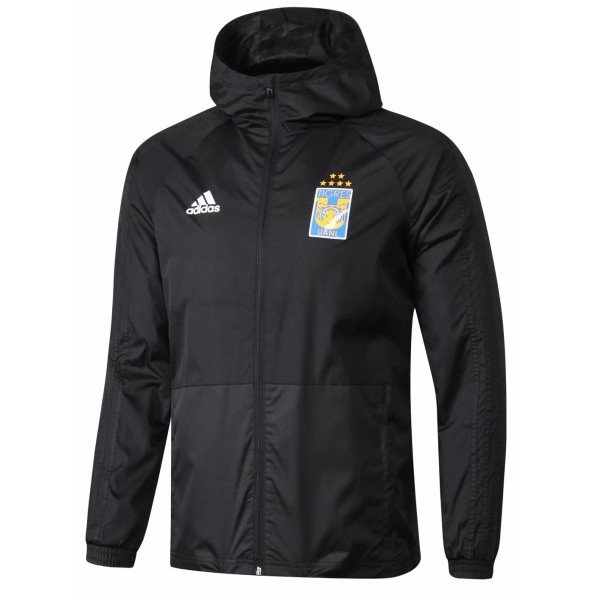 Jaqueta corta vento oficial Adidas Tigres UANL 2019 2020 preta
