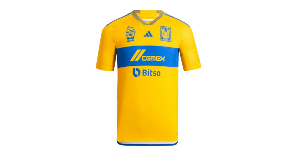 Camisa I Tigres UANL 2023 2024 Adidas oficial