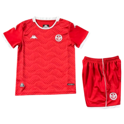 Kit infantil I Seleção da Tunisia 2025 Kappa oficial 