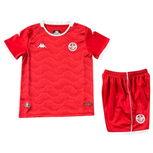 Kit infantil I Seleção da Tunisia 2025 Kappa oficial Kit infantil I Seleção da Tunisia 2025 Kappa oficial