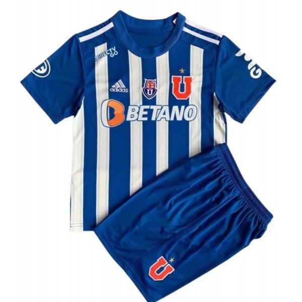 Kit infantil Universidad de Chile 2022 Adidas oficial Pre Temporada