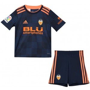 Kit infantil oficial Adidas Valencia 2018 2019 II jogador