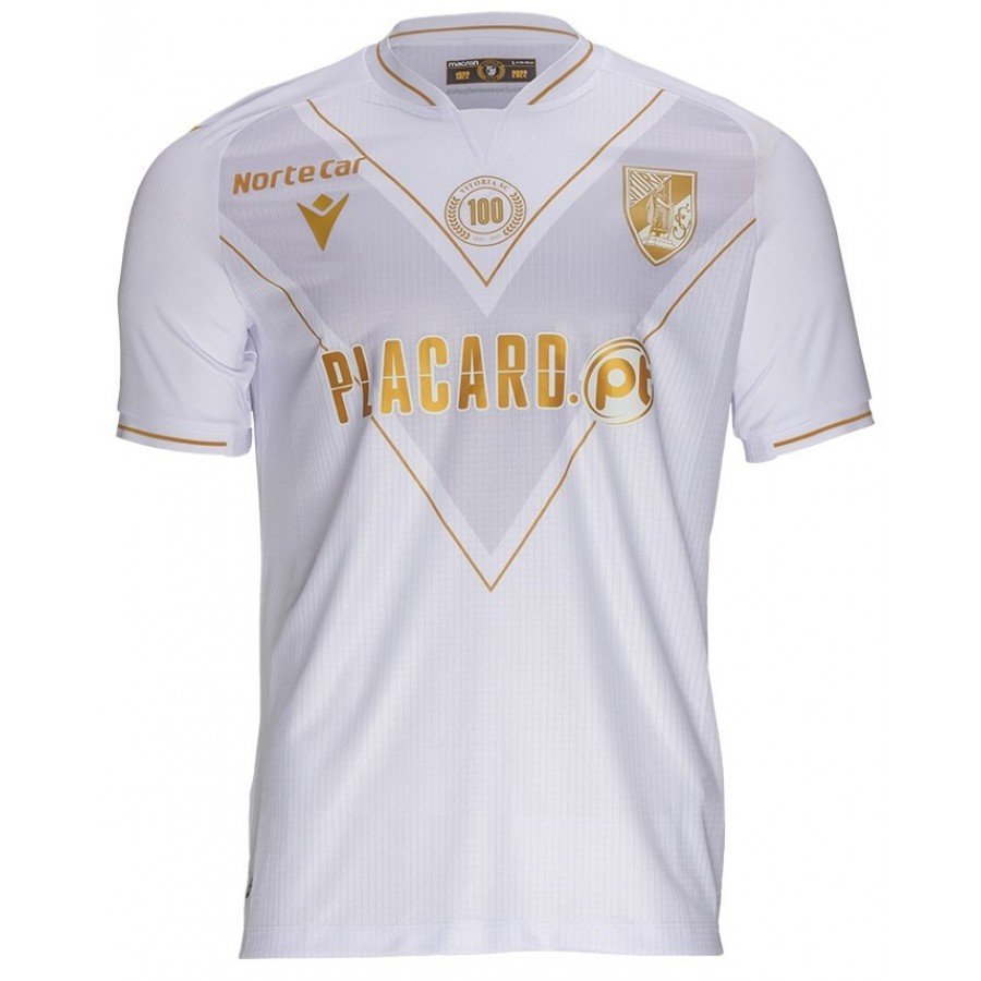 Maillot Macron Vitoria Guimaraes 16/17 – Blanc/noir, Taille Small