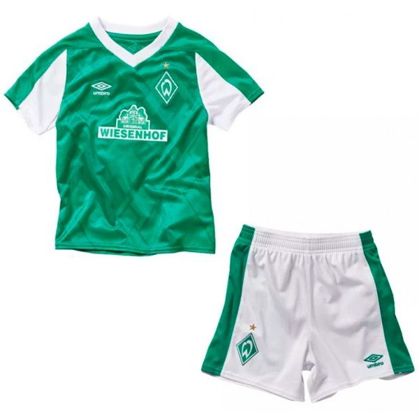 Kit infantil oficial umbro Werder Bremen 2020 2021 I jogador