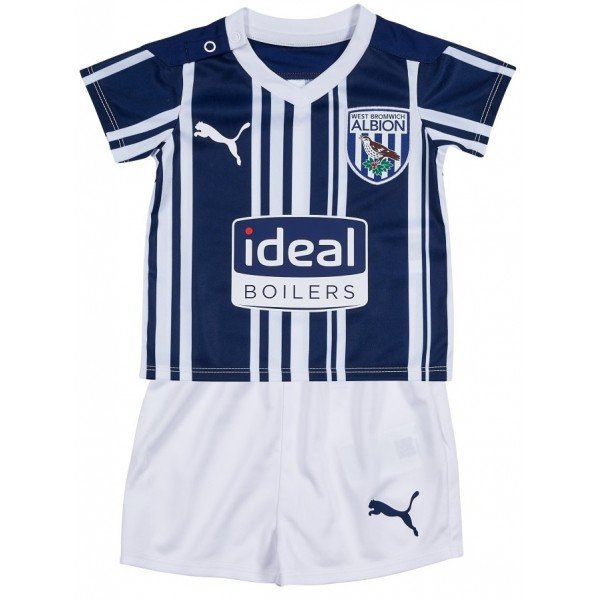Kit infantil oficial Puma West Bromwich Albion 2020 2021 I jogador