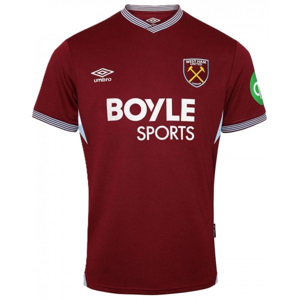 Camisa I West Ham 2025 2026 Umbro oficial 