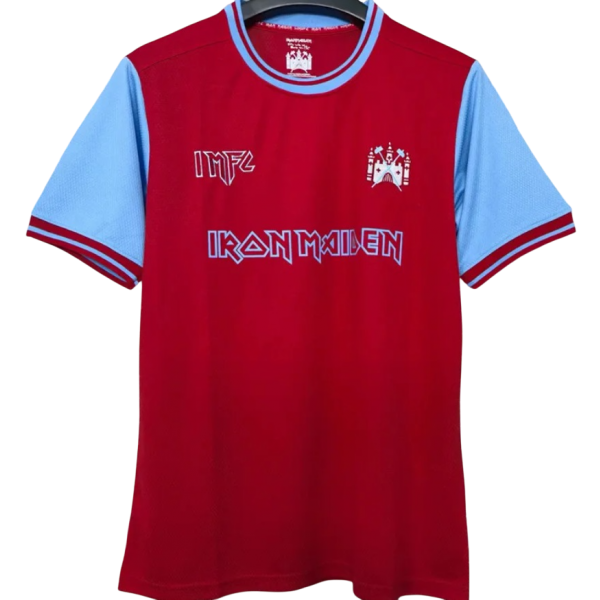 Camisa West Ham 2025 2026 Umbro oficial Iron Maiden