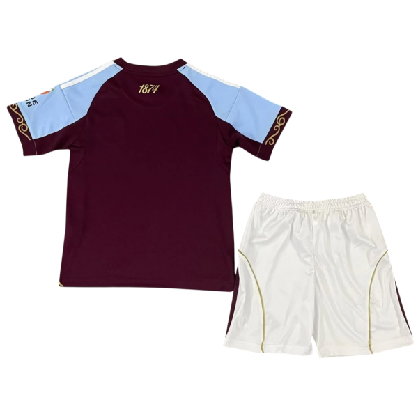 Kit infantil I Aston Villa 2025 2026 Adidas oficial Kit infantil I Aston Villa 2025 2026 Adidas oficial