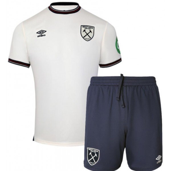 Kit infantil II West Ham 2025 2026 Umbro oficial 