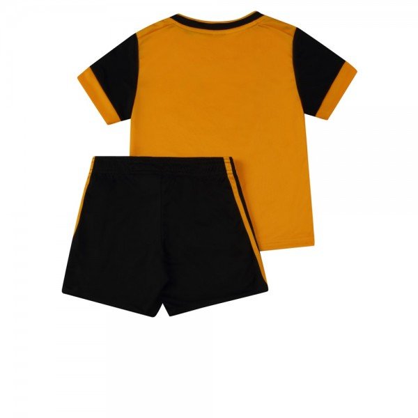 Kit infantil oficial Adidas Wolverhampton 2020 2021 I jogador
