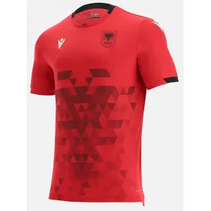 Camisa I Seleção da Albania 2021 2022 Macron oficial