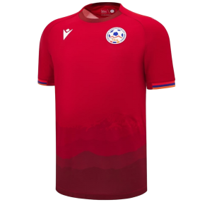 Camisa I Seleção da Armenia 2024 2025 Macron oficial 
