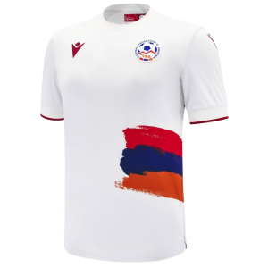 Camisa II Seleção da Armenia 2024 2025 Macron oficial 