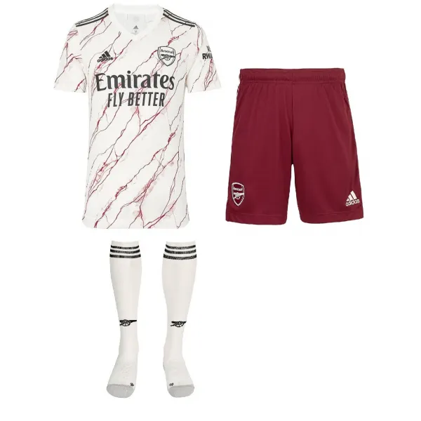 Kit adulto oficial Adidas Arsenal 2020 2021 II jogador