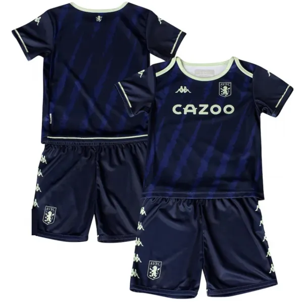 Kit infantil III Aston Villa 2021 2022 Kappa oficial