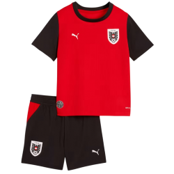 Kit infantil I Seleção da Austria 2026 Puma oficial 