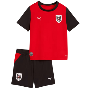 Kit infantil I Seleção da Austria 2026 Puma oficial 