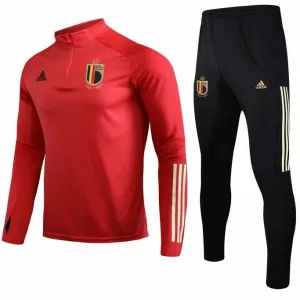 Kit treinamento oficial Adidas seleção da Belgica 2019 2020 vermelho
