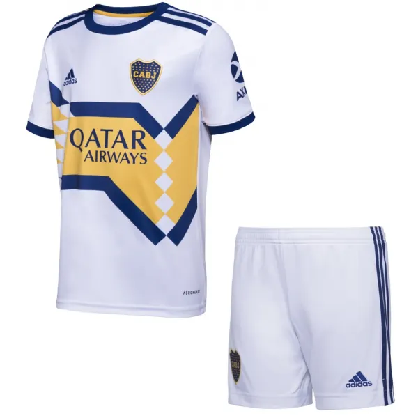 Kit infantil oficial Adidas Boca Juniors 2020 2021 II jogador