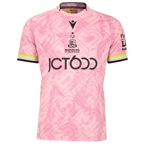 Camisa III Bradford City 2025 2026 Macron oficial 